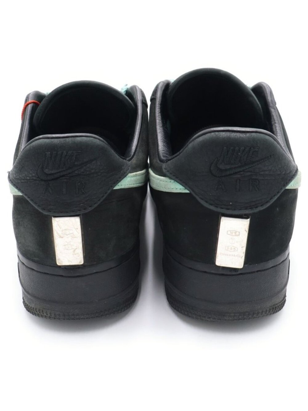 Tiffany & Co Nike Air Force 1 Low Cut Sneakers Black Blue - Picture 3 of 6